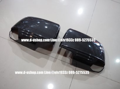 ครอบกระจกเคฟล่าล้วนตรงรุ่น Isuzu MU-X