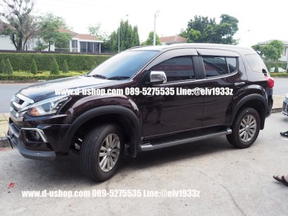 คิ้วล้อแบบเรียบดำด้านไซต์พิเศษ 3 นิ้วตรงรุ่น สำหรับ Isuzu MU-X