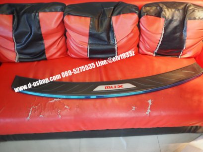 กันรอยท้ายดำตรงรุ่น Isuzu MU-X รุ่นมีโลโก้ ​Ver.3