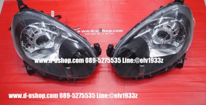 ไฟหน้าโปรเจคเตอร์พร้อมไฟวงแหวนสำหรับ Nissan March