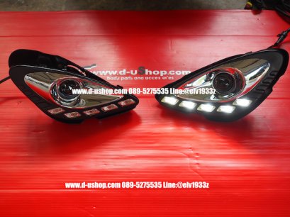  Daylight Running Time LED Light Set For Nissan March 2015-2018