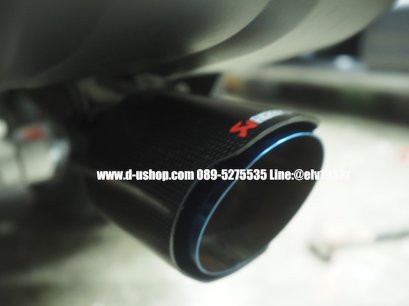 ปลายท่อเดี่ยว Akrapovic(carbon)ปลายไทเทเนียมพิเศษ 