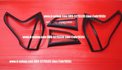 Side Black Tail Lamp Cover For Mitsubishi Xpander Model