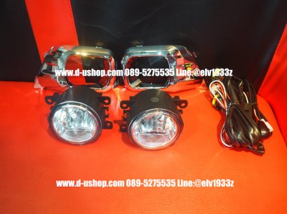 ไฟสปอร์ตไลท์ตรงรุ่นพร้อมกรอบโครเมียม Ford Ranger All New 2018 (NEW)