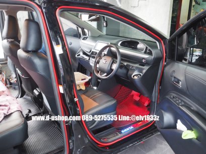 ยางกันเสียงขอบประตูกันลมเกาหลีสี สำหรับ Toyota Sienta