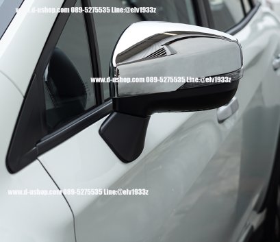 Chrome side mirror cover for Subaru XV