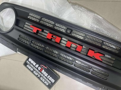 กระจังหน้าดำด้านสไตล์GT สำหรับ TANK300 โลโก้สีแดง
