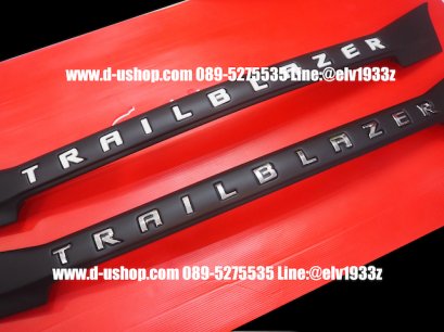 คิ้วฝาท้ายดำด้านตรงรุ่นพร้อมโลโก้โครเมียม Chevrolet Trailblazer