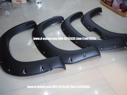 คิ้วล้อแต่งดำด้านรุ่นแบบเรียบ ตรงรุ่น Mitsubishi Triton All New 2019 (ใหม่ล่าสุด)