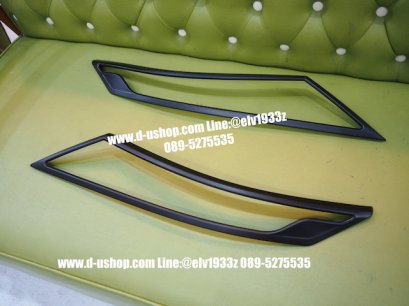 ครอบไฟหน้าดำด้านตรงรุ่น Mitsubishi Triton All New 2019