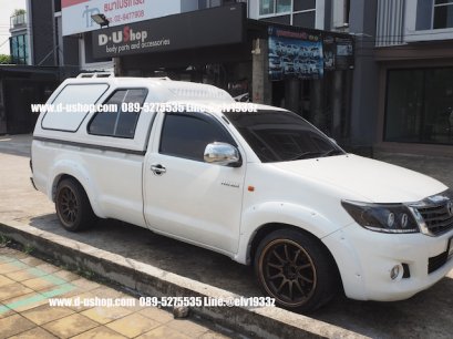 คิ้วล้อแต่งสีตามตัวรถรุ่นมีหมุด ตรงรุ่น Toyota Vigo Champ หัวเดี่ยวตอนเดียว