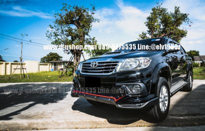 สเกิร์ตหน้าตรงรุ่น Toyota Vigo Champ ทรง Amotriz