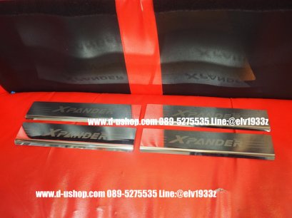 กาบบันไดสแตนเลสกันรอยตรงรุ่น Mitsubishi Xpander