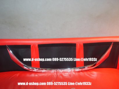 คิ้วฝากระโปรงหน้าแบบมีโลโก้โครเมียมตรงรุ่น Mitsubishi Xpander