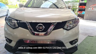 ครอบไฟหน้าดำด้านตรงรุ่น Nissan X-Trail 2014
