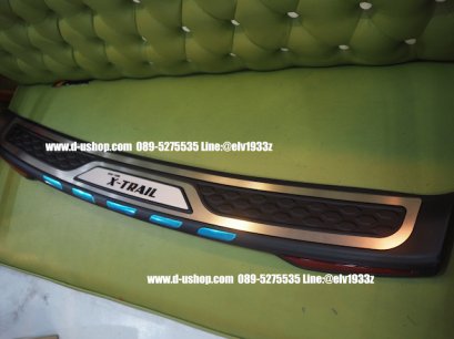 กันรอยท้ายแบบพับขอบตรงรุ่น Nissan X-Trail New 2014