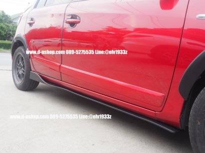 ลิ้นข้างดำด้าน Voltex สำหรับ Toyota Yaris All New 2014-2019