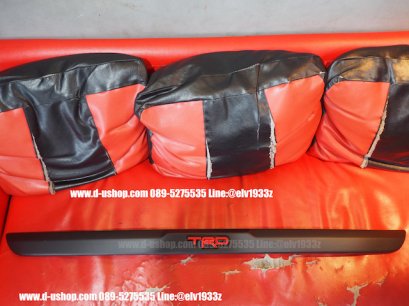 คิ้วฝาท้ายดำด้านโลโก้TRD สำหรับToyota Fortuner All New 2015-18