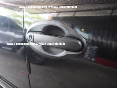 เบ้ามือเปิดประตูกันรอยดำด้านแบบครอบเต็ม ตรงรุ่น Toyota Fortuner