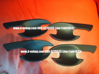 เบ้ามือเปิดประตูดำด้านตรงรุ่น Mazda2 Skyactiv 2015 4/5Dr