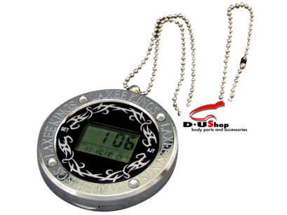 กระจก_กลม VIP Laxee-King PF-209 (กระจก+นาฬิกา) สร้อยใช้แขวน