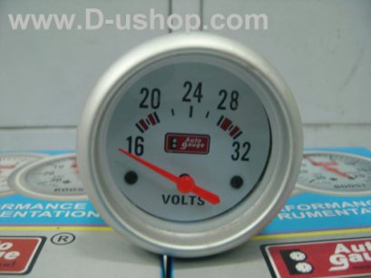 AUTO GUAGE WHITE 60 MM