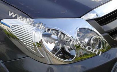 ครอบโครเมี่ยมไฟหน้า Toyota Fortuner