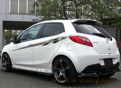 ชุดแต่งรอบคัน Mazda 2 ทรง Mz custom (Eco)