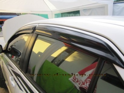 กันสาด 4 ชิ้น สำหรับ Toyota Vios ปี 2007-2010 (โมฉีด)