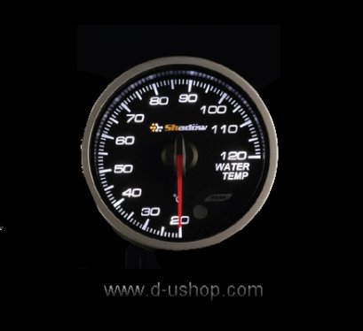 เกจ์ Shadow Water Temp (หน้าดำ)