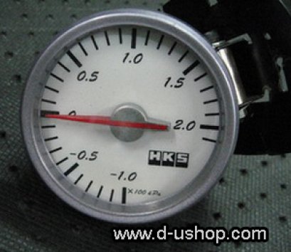 เกจ์วัด HKS 2.5 นิ้ว หน้าขาว
