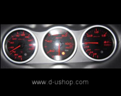 เกจ์ Shadow Oil Press (หน้าดำ)