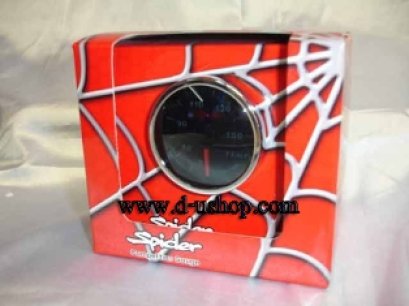 เกจ์Water-Temp Spider 60mm. (ปัดดำ) Xenon