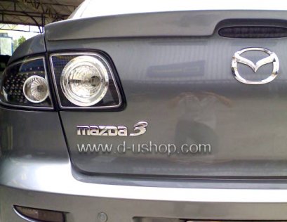 ไฟท้าย LED Mazda 3 รุ่น 4 ประตู (โคมขาว)