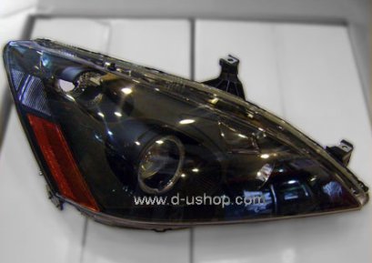 ไฟหน้าโปรเจคเตอร์ Honda ACCORD 03-07 โคมดำไฟวงแหวน