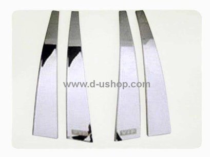 เสากลาง BM E30 2ปตู (นตเรียบ)4ชิ้น MirrorA สแตนเลสเงา0.5