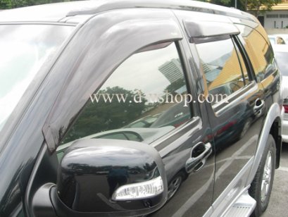 กันสาด Mu-7 สีดำ