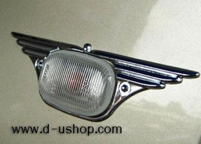 ครอบไฟแก้มโครเมียม Focus