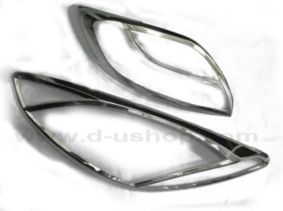 ครอบไฟหน้าโครเมียม Mazda2