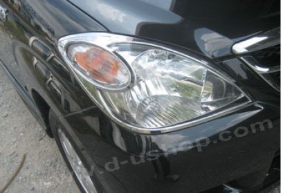 ครอบไฟหน้า โครเมียม Avanza 2010