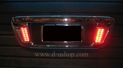 กรอบป้ายทะเบียน มีไฟ led ใส่ รถตู้ คอมมิวเตอร์