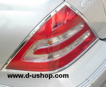 ครอบไฟท้าย Benz W203 โครเมียม