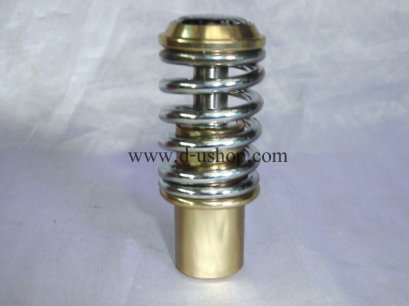 หัวเกียร์ ทรง2 สปริงโครเมียม หัวไททาเนียม