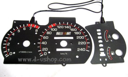 แผ่นไมล์ปรับสี Mitsubishi E-Car