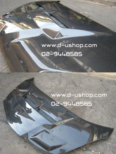 ฝากระโปรงหน้า Honda Jazz 08-2011 ทรง JS Racing