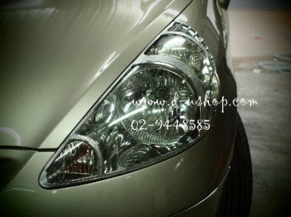 ครอบไฟหน้าโครเมียม Honda Jazz 2003-06