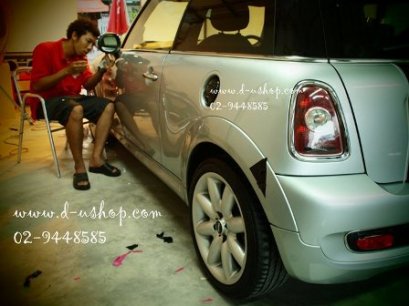 Mini Cooper  สีบอร์น รุ่น Cooper S Wrap ดำรอบคัน