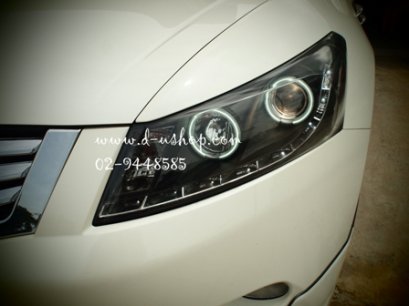 ไฟหน้า Accord 2008 Audi Style โคมSmoke ยี่ห้อ SONAR