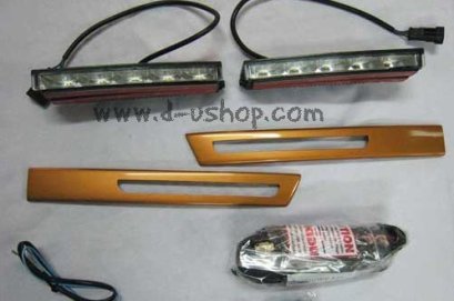 ไฟ Day Time Running Light Nissan March Fitt