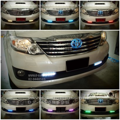 ชุดไฟ Daylight Daytime 7 สี แบบมีรีโมท สำหรับรถทุกรุ่น